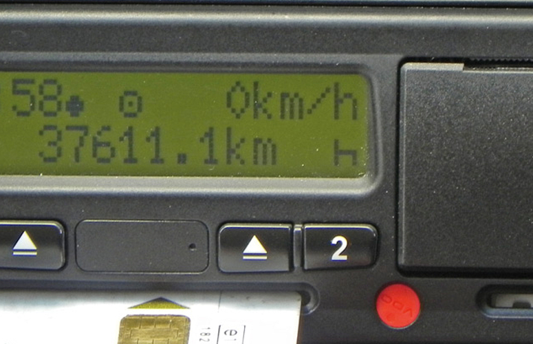 Fahrtenschreiber mit Chipkarte