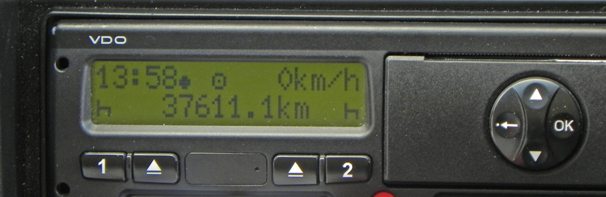 Fahrtenschreiber mit Chipkarte