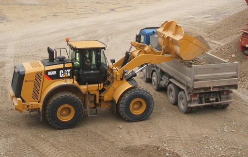 lkw bagger baustelle