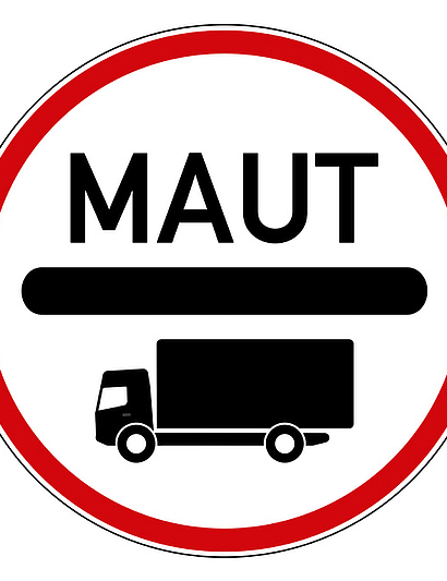 Illustration-Verkehrsschild-Maut