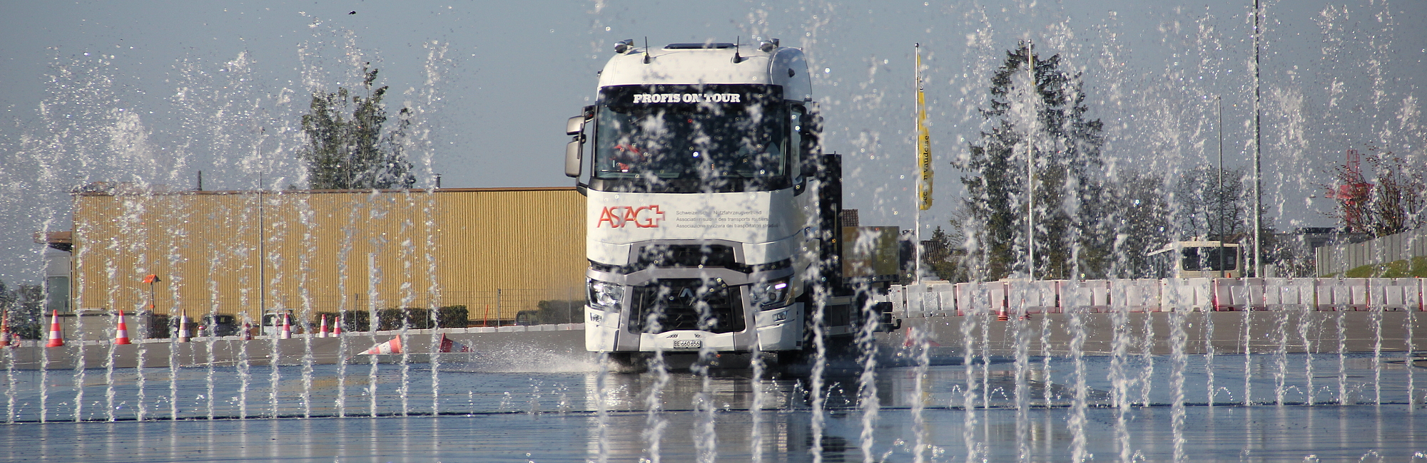 ASTAG Kompetenzzentrum Cossonay Fahrtraining LKW