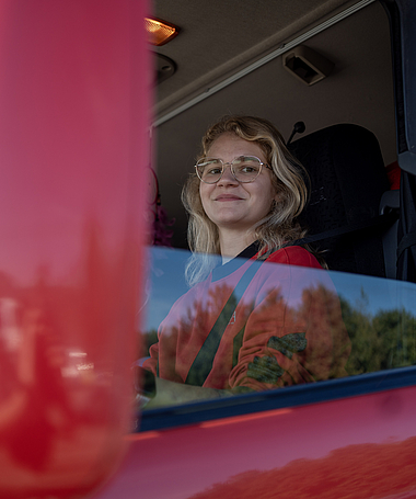 Mara Ruf mit Blick nach vorne